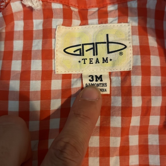 3 month Clemson shirt/suspenders - Picture 3 of 3